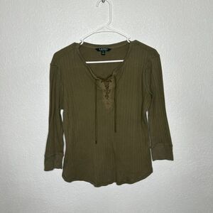 Woman’s Lauren Ralph Lauren Long Sleeve Blouse